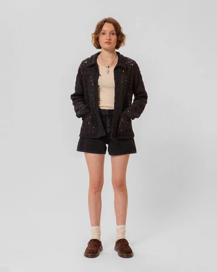 Nudie Jeans Jeansshorts - Maeve - aus Bio-Baumwolle und recycelter Baumwolle