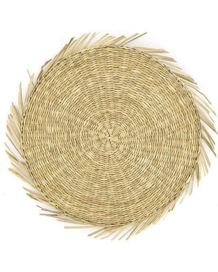 GLOBO Fair Trade Schönes Tischset aus Naturfasern, verschiedene Motive