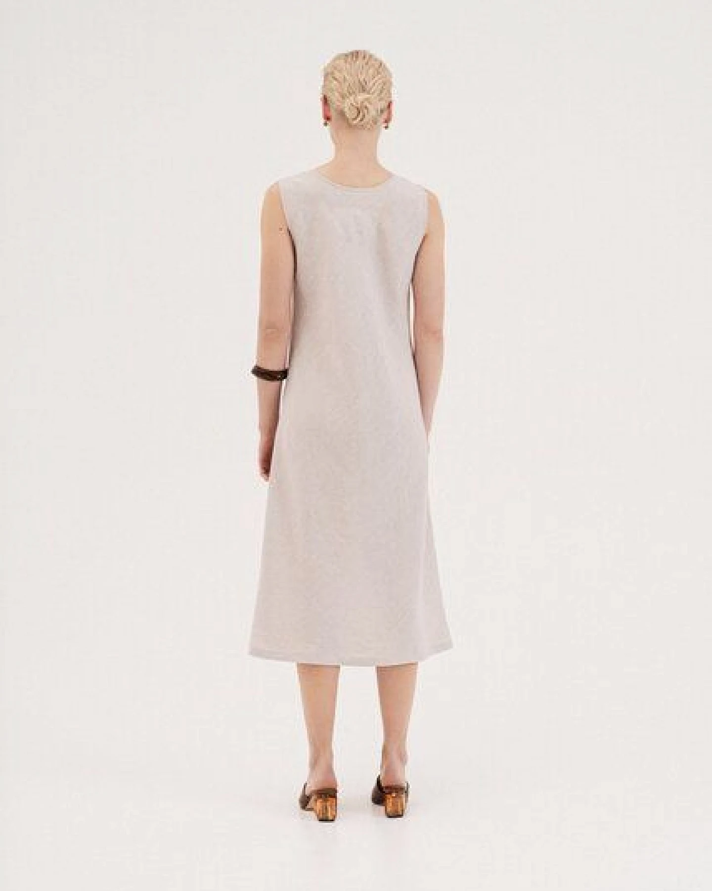 AmourLinen Ines Midi-Kleid aus Leinen – Ansicht 2