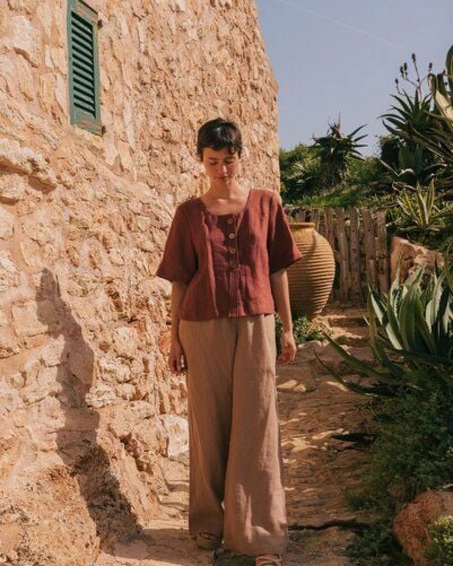 AmourLinen Klassische Leinenhose Lydia – Ansicht 4