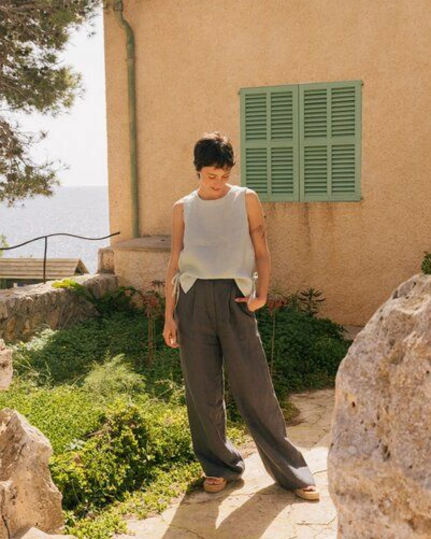 AmourLinen Klassische Leinenhose Lydia – Ansicht 4