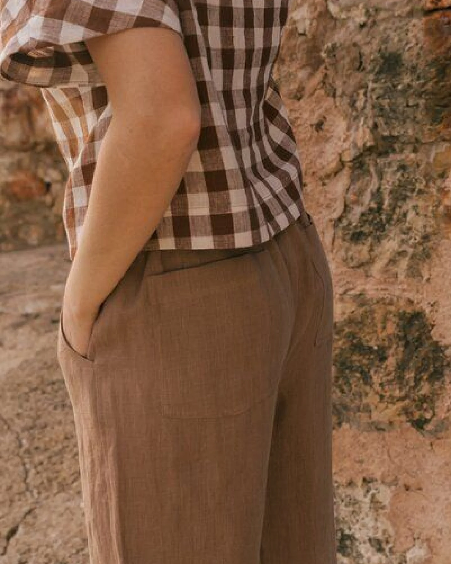 AmourLinen Barbora gerade Leinenhose – Ansicht 2
