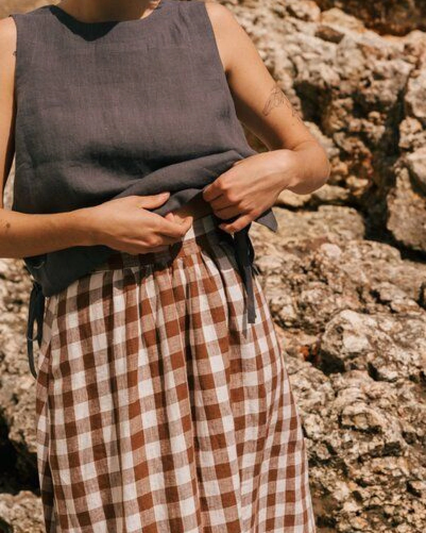 AmourLinen Langer Leinenrock Mona – Ansicht 2