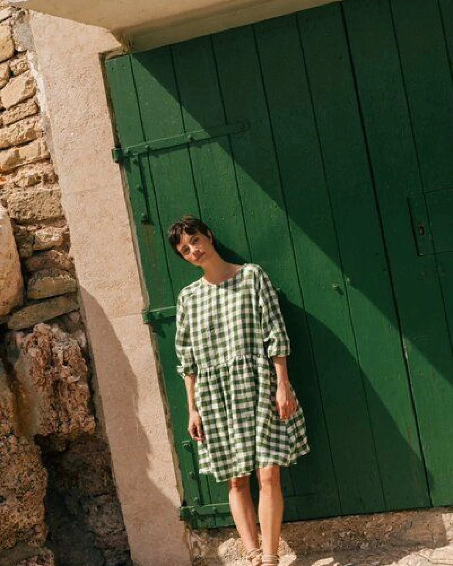 AmourLinen Sofia Kleid aus Leinen in Midilänge – Ansicht 3