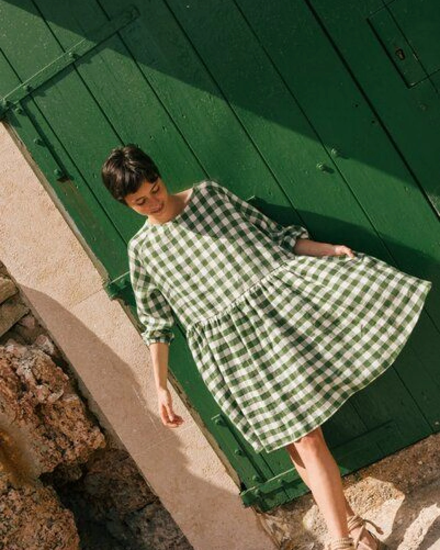 AmourLinen Sofia Kleid aus Leinen in Midilänge – Ansicht 2