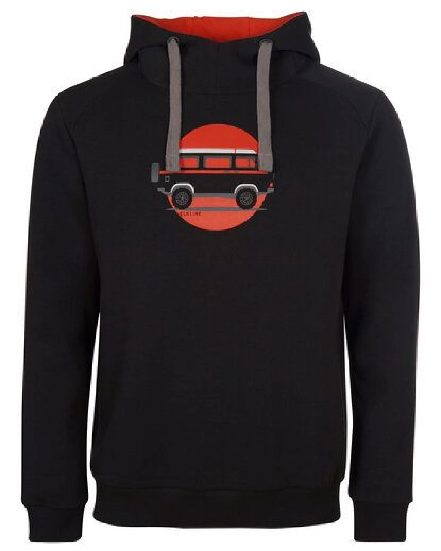Elkline Herren Hoodie Team Player VW Bulli Print – Ansicht 3