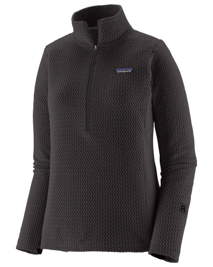 Patagonia - Women's R1 Air Zip Neck - Fleecepullover Gr XS grau/schwarz