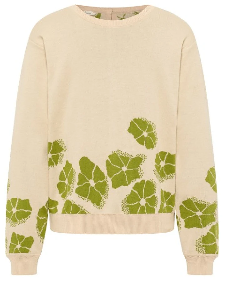 Tranquillo - Women's Lockerer Jaquard-Pullover - Pullover Gr XS beige