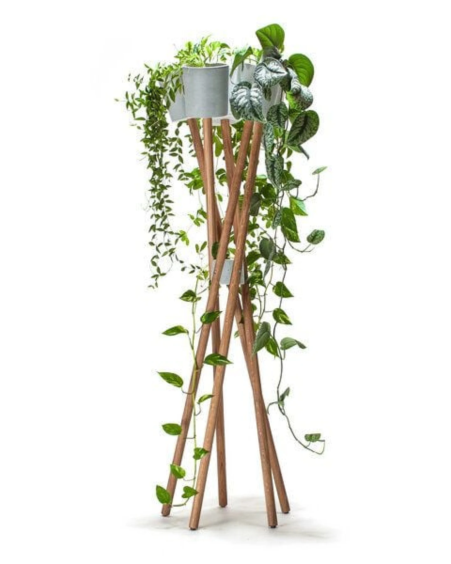 URBANATURE Blumenständer HOCHGARTEN (EICHE) – Ansicht 2