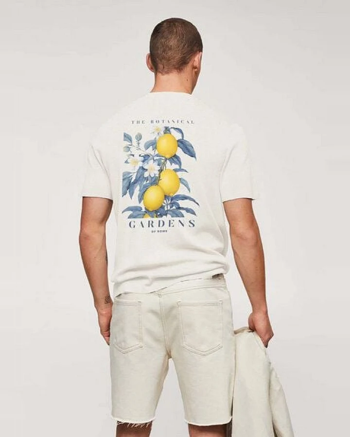 Kultgut Artdesign - Shirt aus recycelter Biobaumwolle / Botanical Gardens