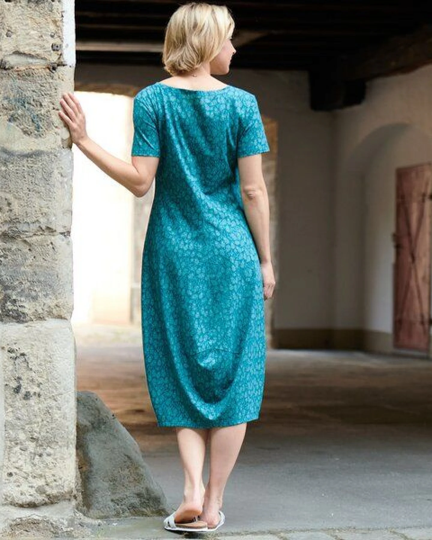 CON_STANT Ballonkleid mit Taschen 100% Baumwolle (kbA) – Ansicht 2