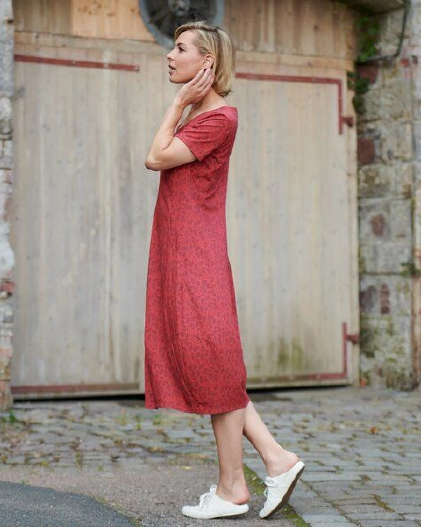 CON_STANT Ballonkleid mit Taschen 100% Baumwolle (kbA) – Ansicht 3