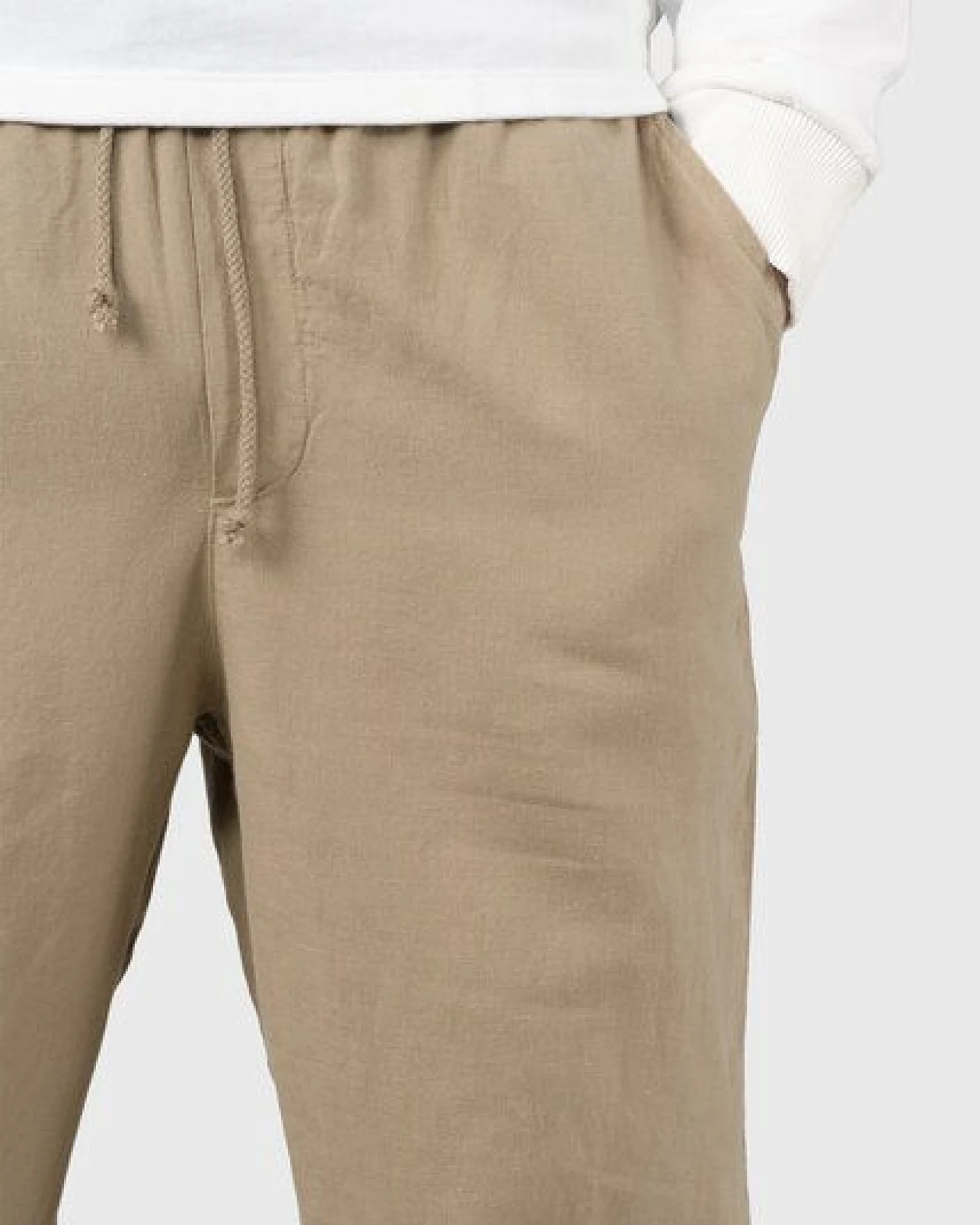 Klitmøller Collective Leinen-Hose Modell: Jens – Ansicht 3
