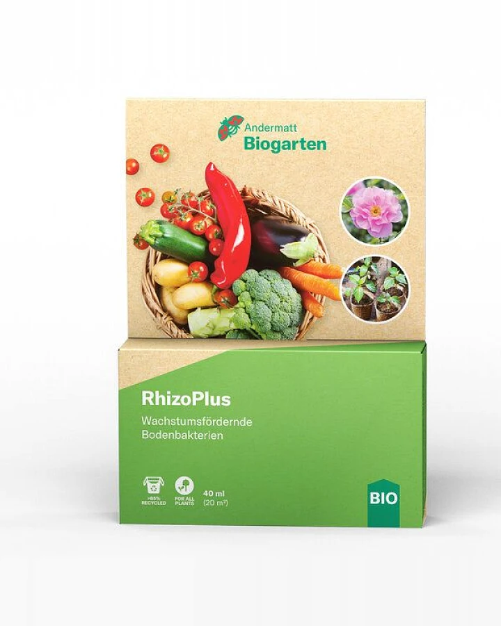 Andermatt Biogarten RhizoPlus – Pflanzenstärkungsmittel zur Unterstützung von Wurzelwachstum und Nährstoffaufnahme