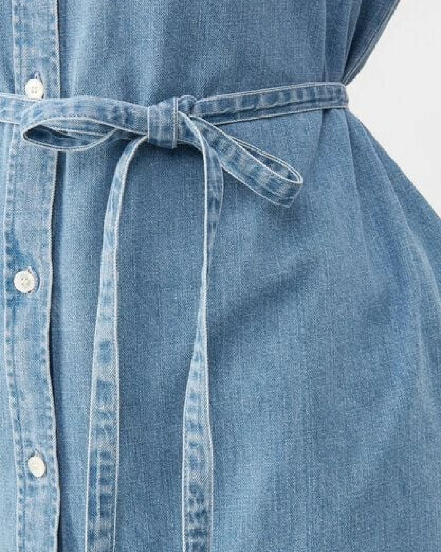 Givn Berlin Jeanskleid GBELOISE relaxed Fit aus Bio-Baumwolle – Ansicht 4