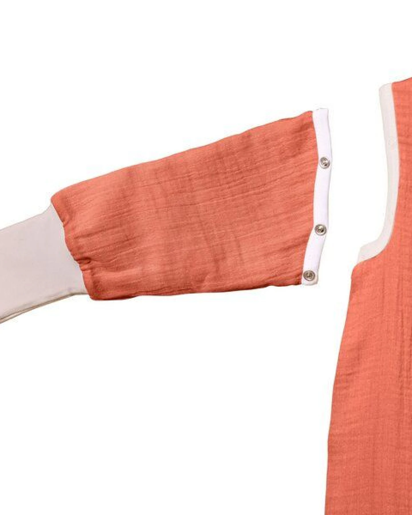 Mababu 0.5 TOG Musselin Sommerschlafsack mit Füßen & abnehmbaren Ärmeln – Ansicht 2