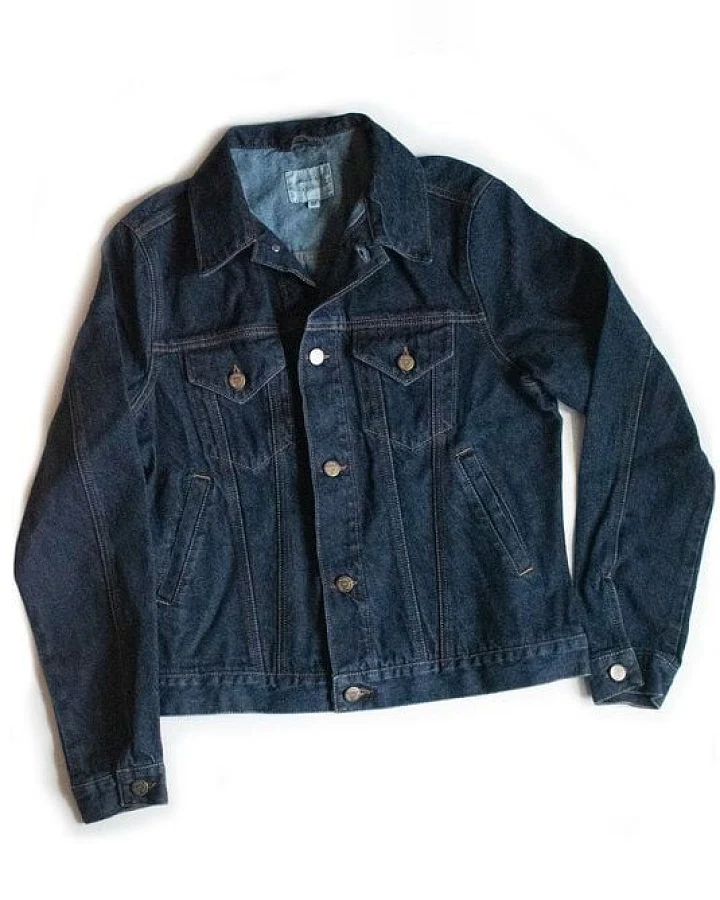 Will's Vegan Shop Damen Jeansjacke aus recyceltem Denim