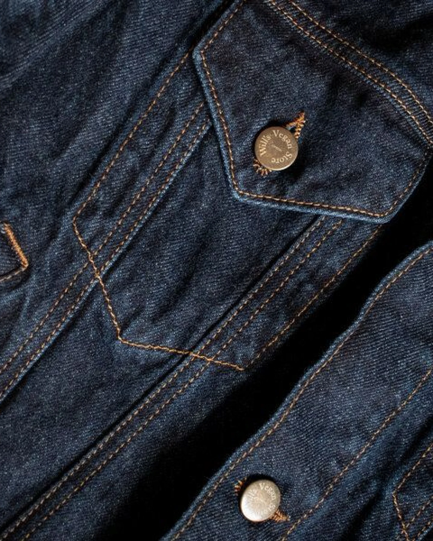 Will's Vegan Shop Damen Jeansjacke aus recyceltem Denim – Ansicht 2