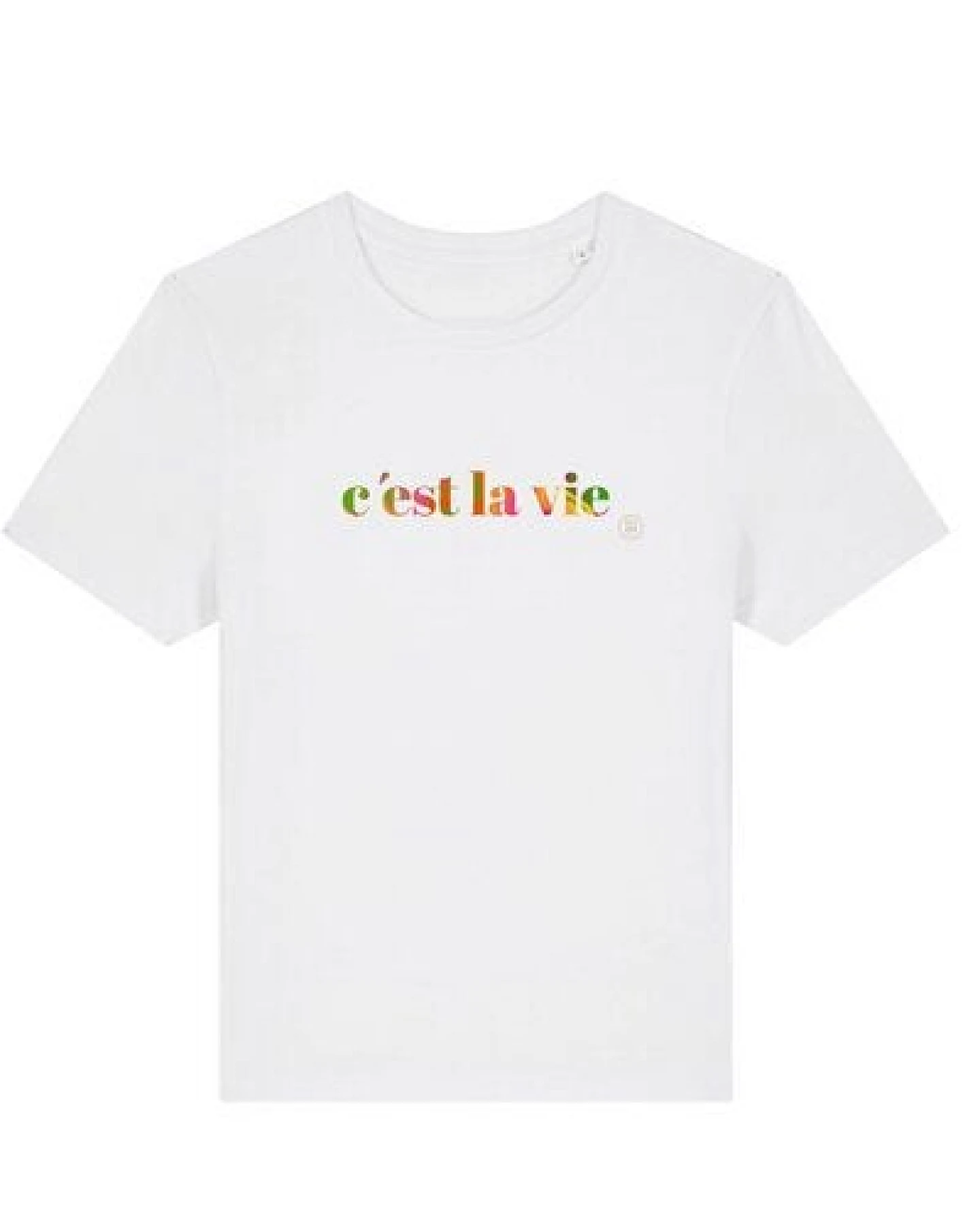 Kultgut Artdesign - Biofair - Flauschiges Shirt tailliert/ cest la vie – Ansicht 2
