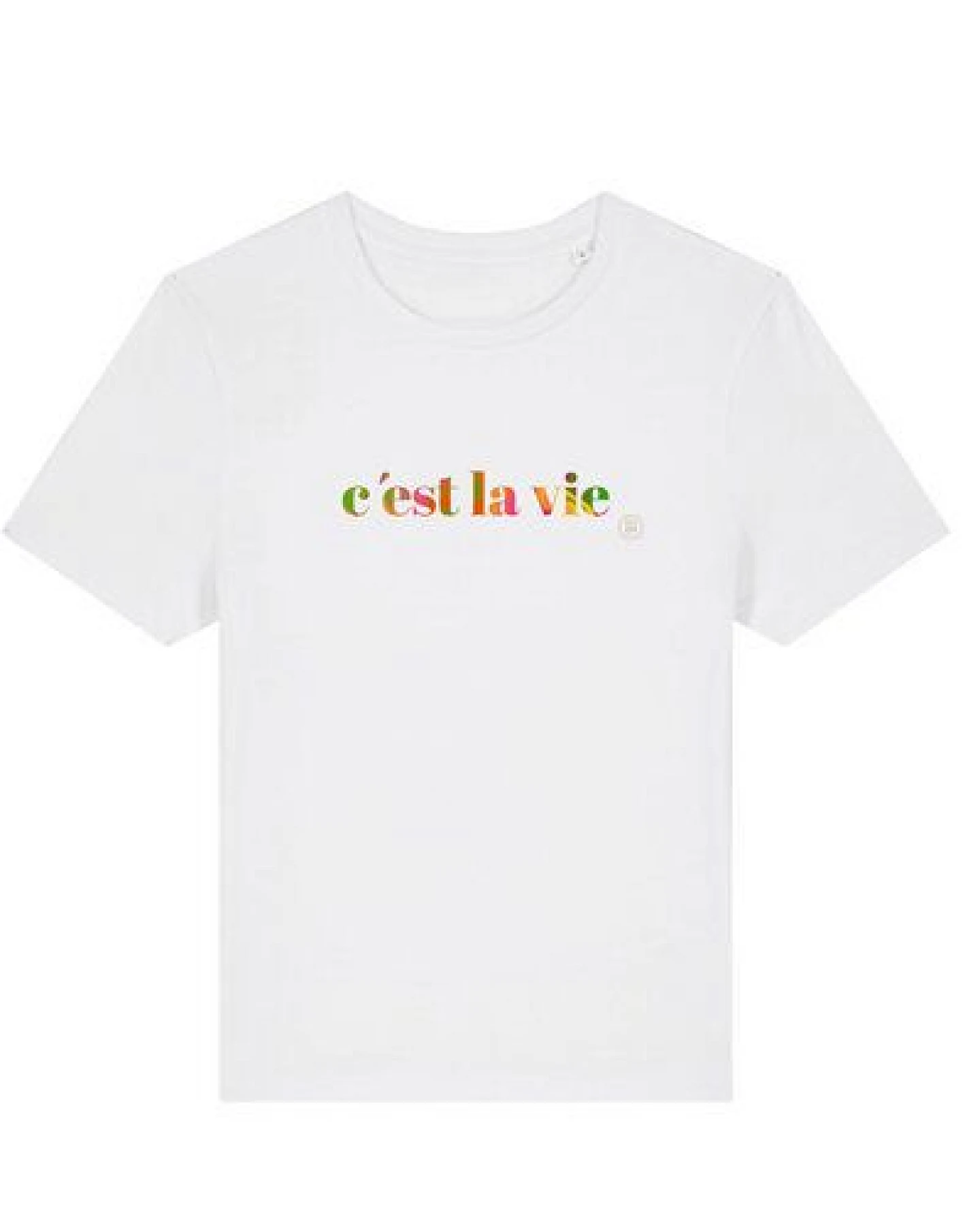 Kultgut Artdesign - Biofair - Flauschiges Shirt tailliert/ cest la vie – Ansicht 2