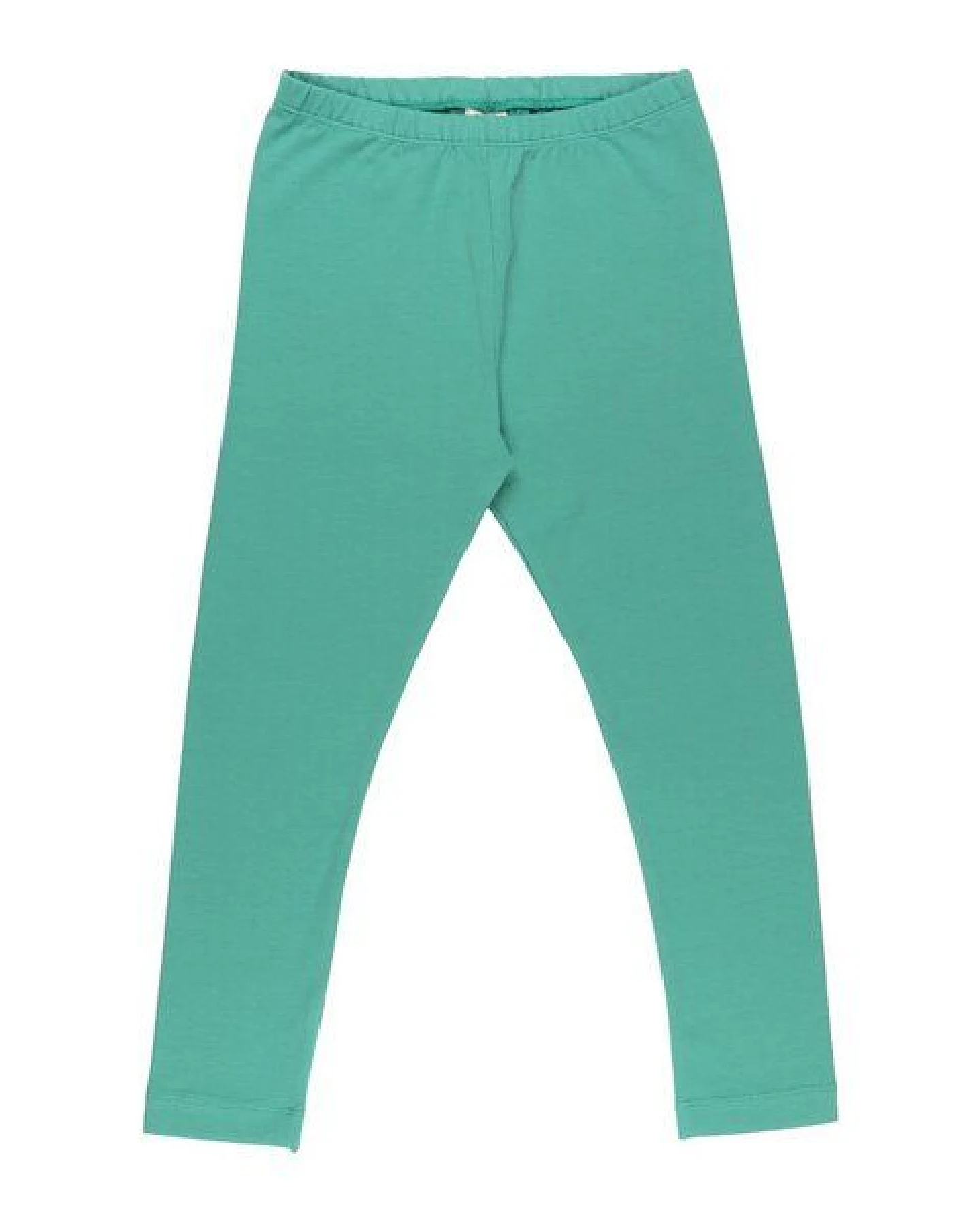 Kinder Leggings GOTS zertifiziert Bio-Baumwolle, Spruce-Grün, Walkiddy – Ansicht 2