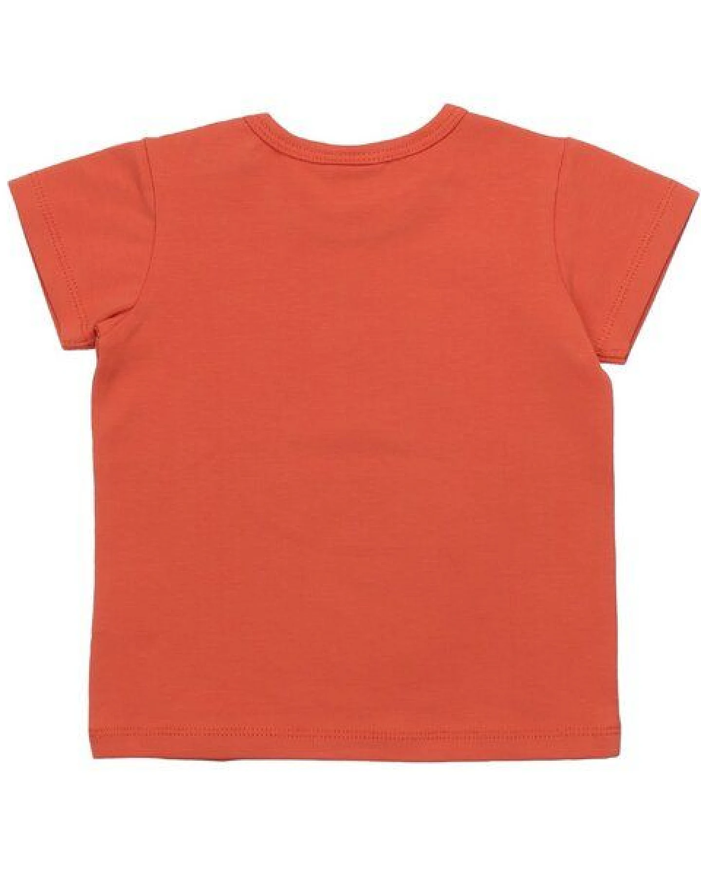 Kinder T-Shirt GOTS zertifiziert Bio-Baumwolle, Orange, Ananas-Motiv, Walkiddy – Ansicht 3