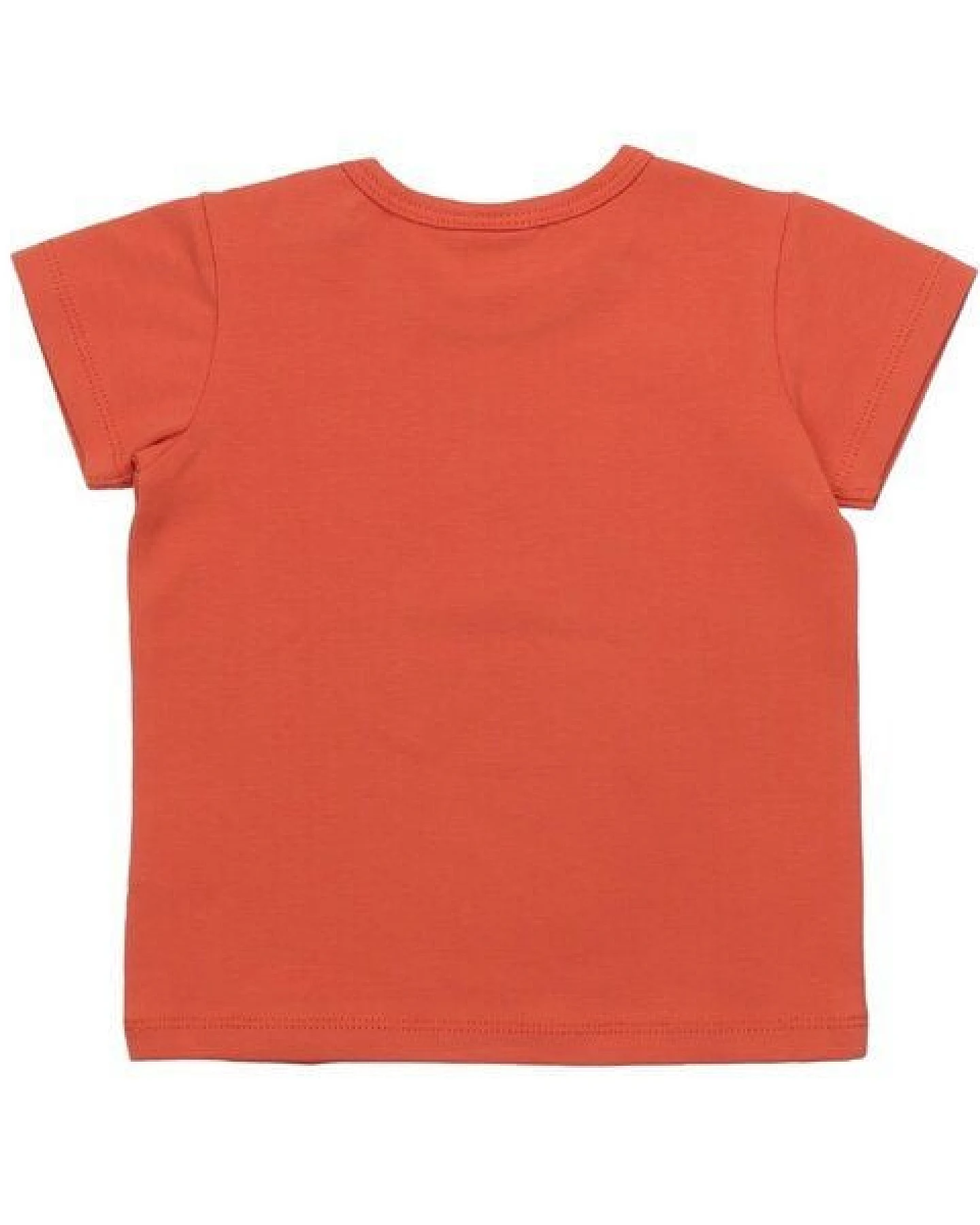 Kinder T-Shirt GOTS zertifiziert Bio-Baumwolle, Orange, Ananas-Motiv, Walkiddy – Ansicht 3
