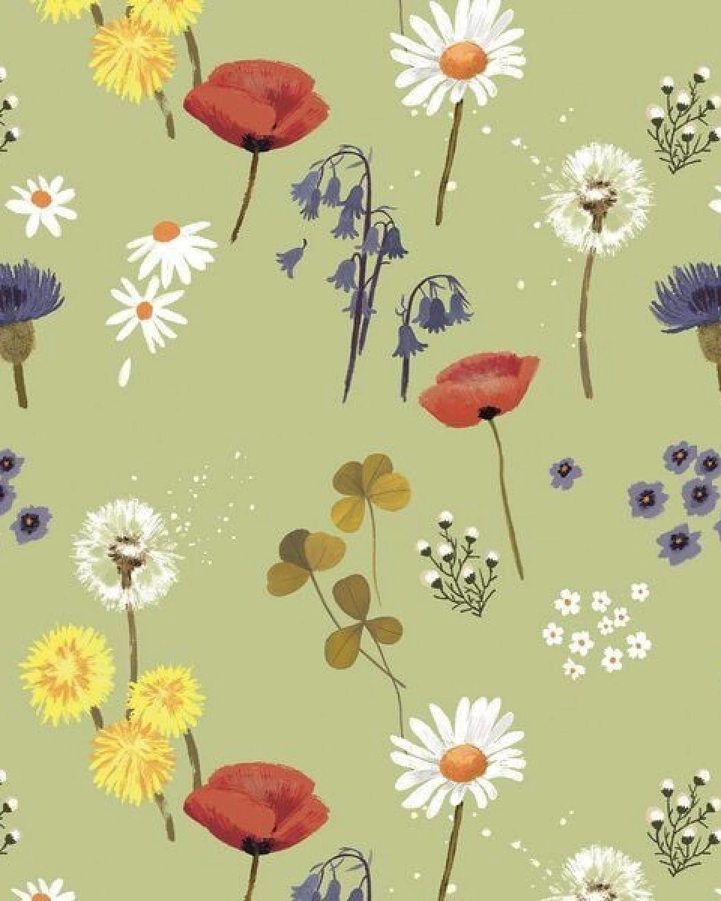Kinder T-Shirt GOTS zertifiziert – Grün mit Blumenmuster, Kurzarm, weich & bequem – Ansicht 4
