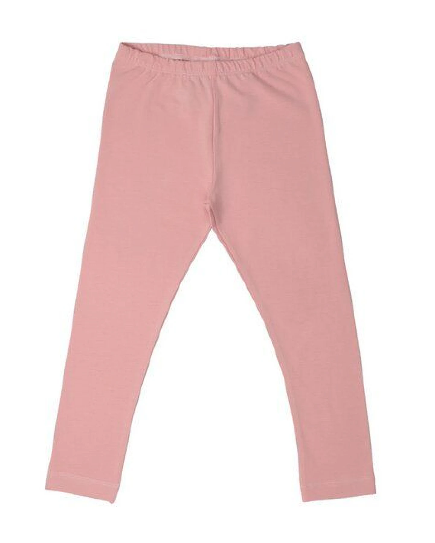 Kinder Leggings GOTS zertifiziert – Rosa, elastischer Bund, weich & bequem – Ansicht 2