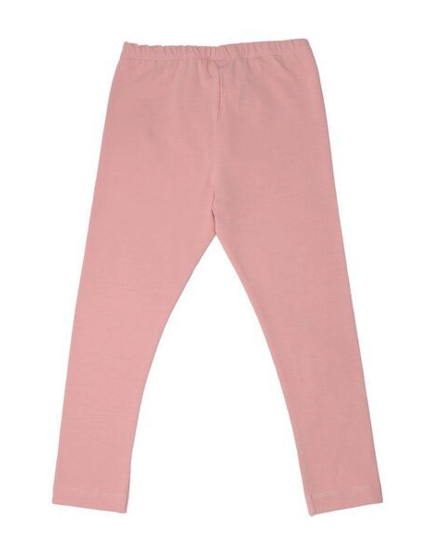 Kinder Leggings GOTS zertifiziert – Rosa, elastischer Bund, weich & bequem – Ansicht 3