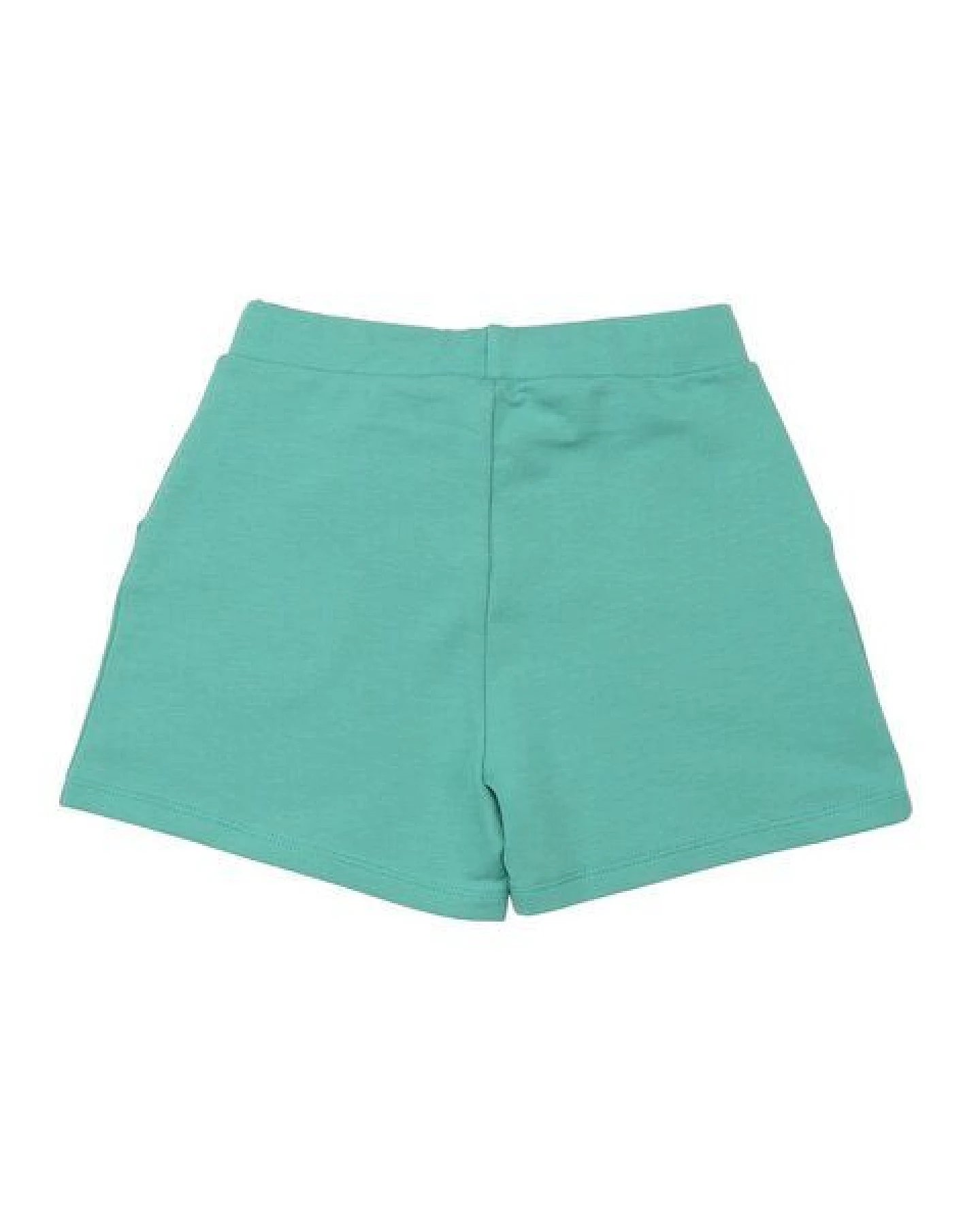 Kinder Shorts GOTS zertifiziert, Bio-Baumwolle, mintgrün, „Green Spruce“, weich, Bund mit Kordelzug – Walkiddy – Ansicht 3