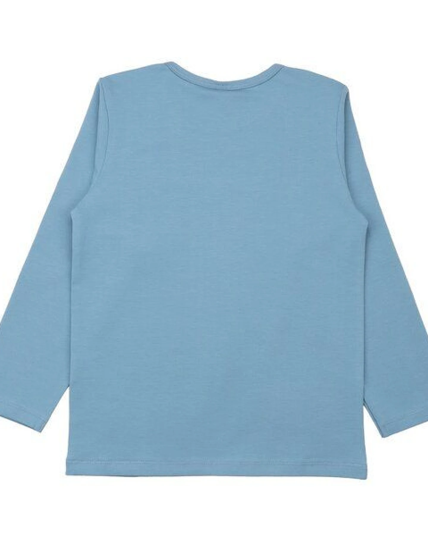 Kinder Langarmshirt GOTS zertifiziert Bio-Baumwolle, Hellblau, Wal- und Schildkröten-Motiv, Walkiddy – Ansicht 3