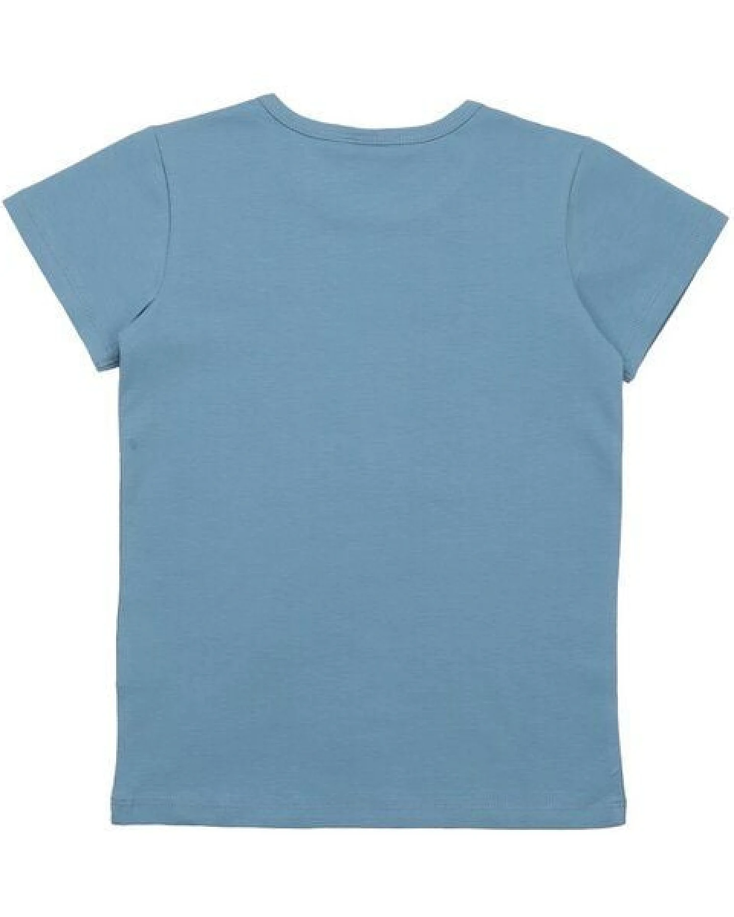 Kinder T-Shirt GOTS zertifiziert, hellblau, Wal- & Schildkröten-Motiv, Bio-Baumwolle, weich – Walkiddy – Ansicht 3
