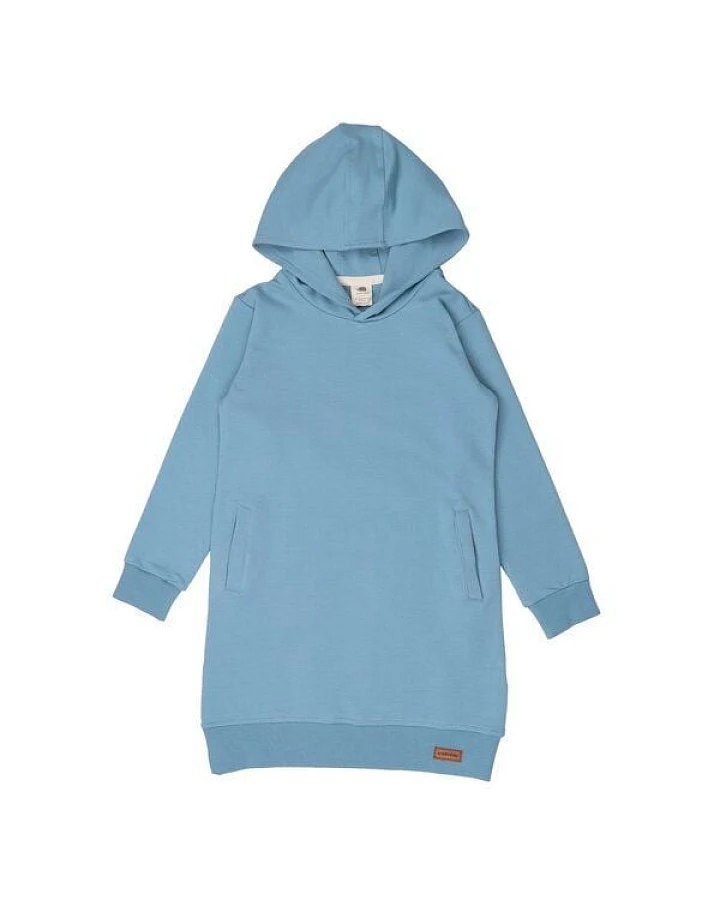 Kinder Sweatkleid GOTS zertifiziert Bio-Baumwolle, Adriatic Blue, Walkiddy