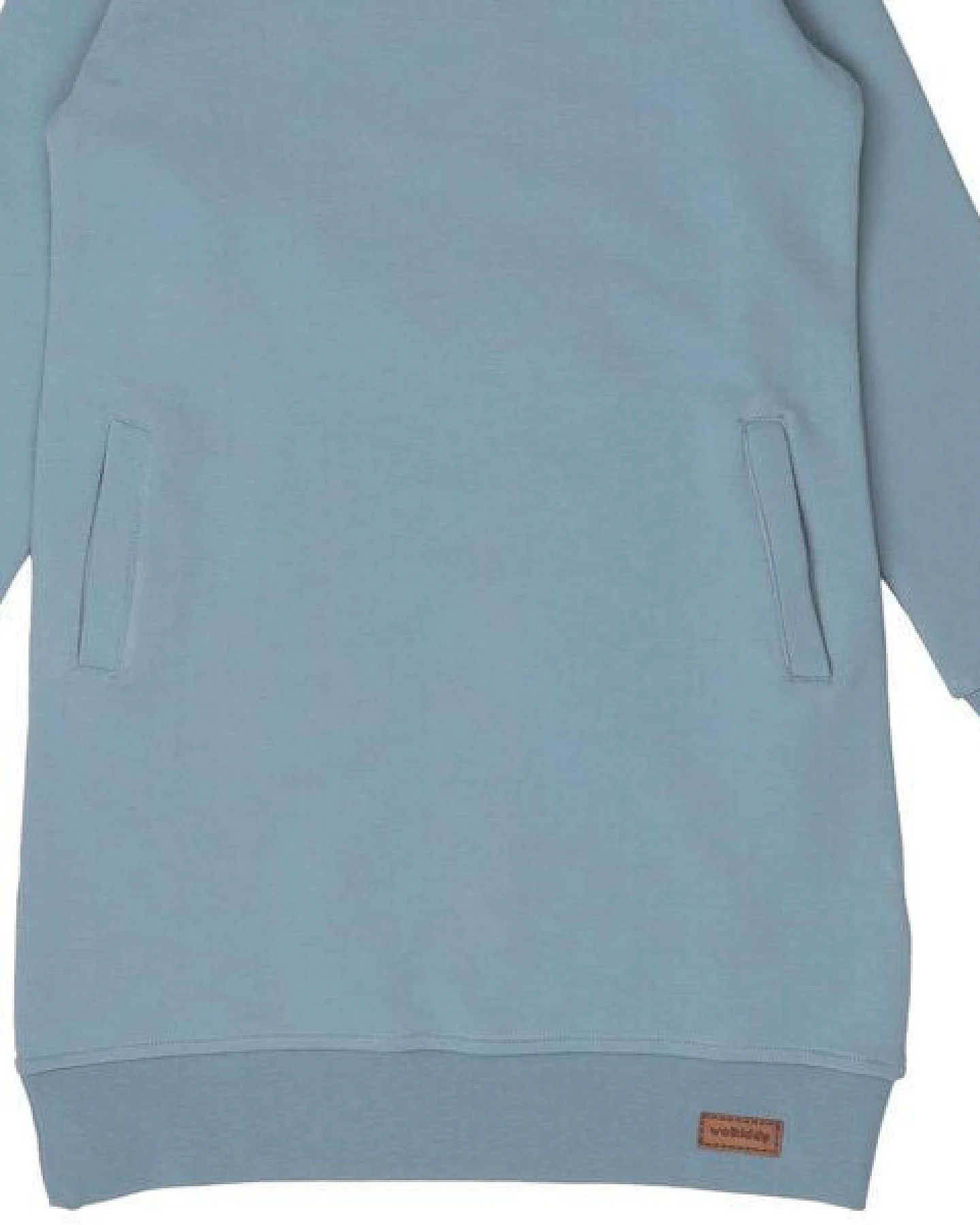 Kinder Sweatkleid GOTS zertifiziert Bio-Baumwolle, Adriatic Blue, Walkiddy – Ansicht 4