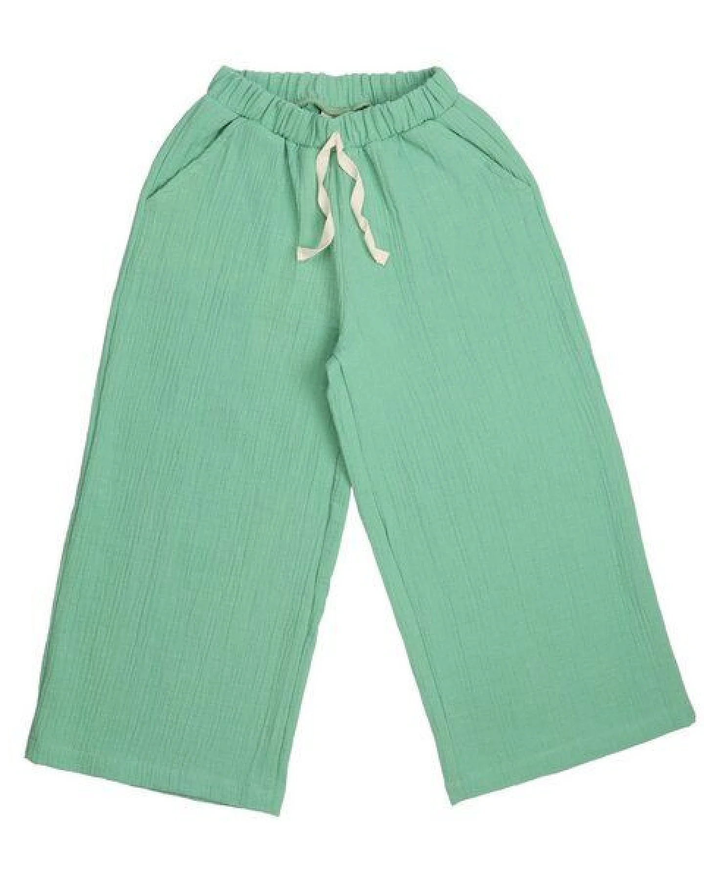 Kinder Hose GOTS zertifiziert Bio-Baumwolle, Grün, Himbeeren-Muster, Walkiddy – Ansicht 2