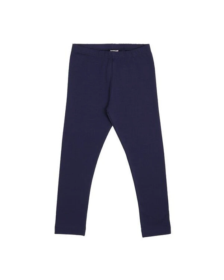 Kinder Leggings GOTS zertifiziert – Dunkelblau, elastischer Bund, weich & bequem