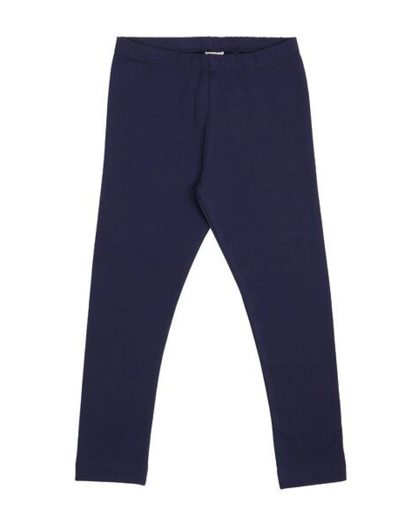Kinder Leggings GOTS zertifiziert – Dunkelblau, elastischer Bund, weich & bequem – Ansicht 2