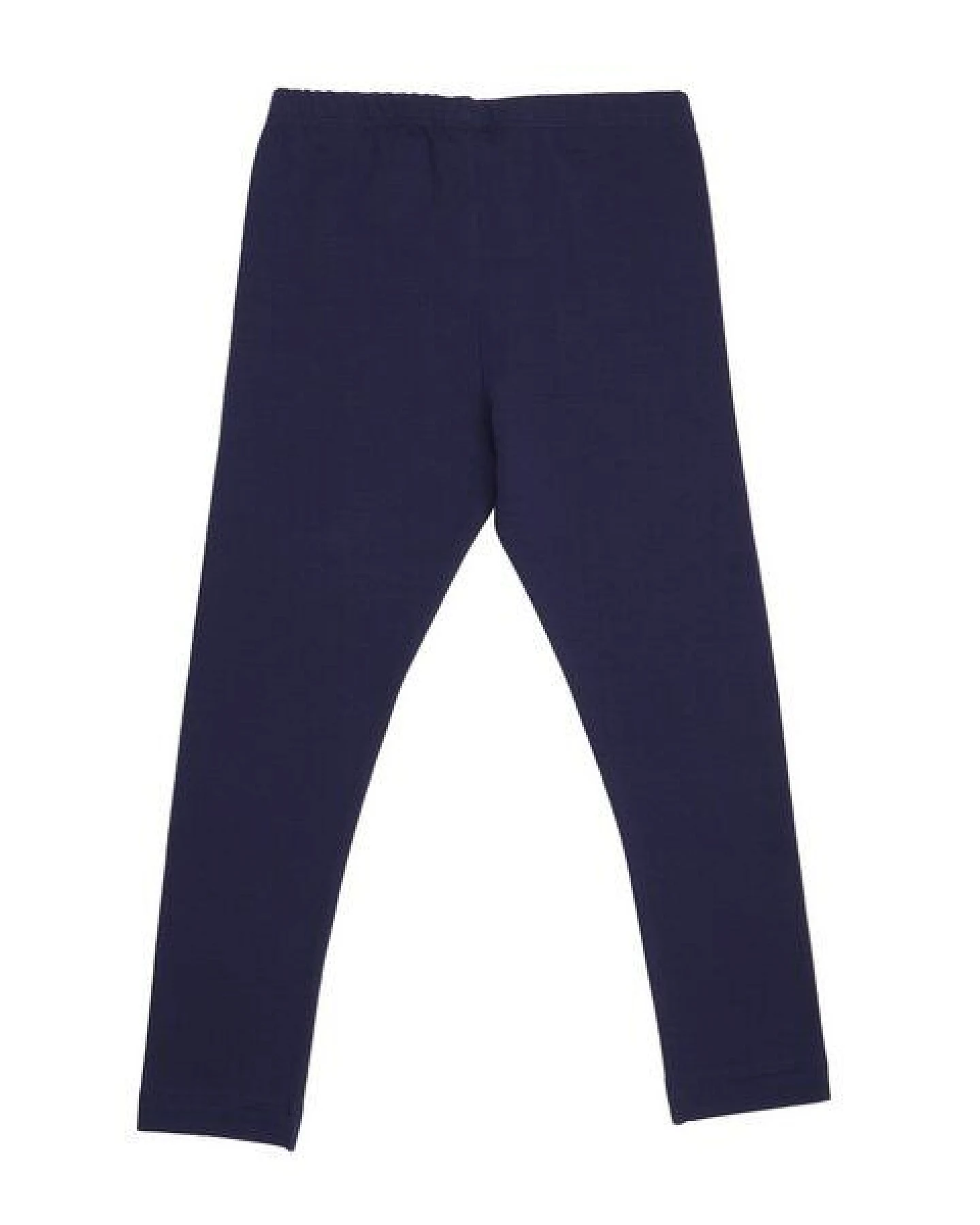 Kinder Leggings GOTS zertifiziert – Dunkelblau, elastischer Bund, weich & bequem – Ansicht 3