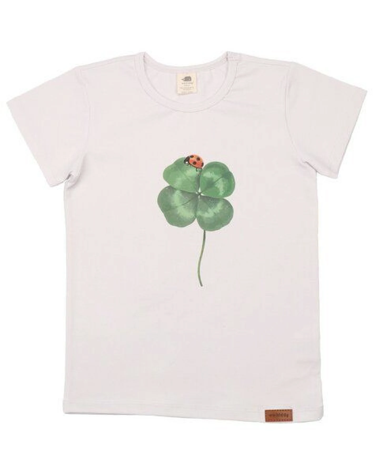 Öko Wild Flowers T-Shirt in Weiß - 95% Organische Baumwolle, GOTS-zertifiziert – Walkiddy – Ansicht 2