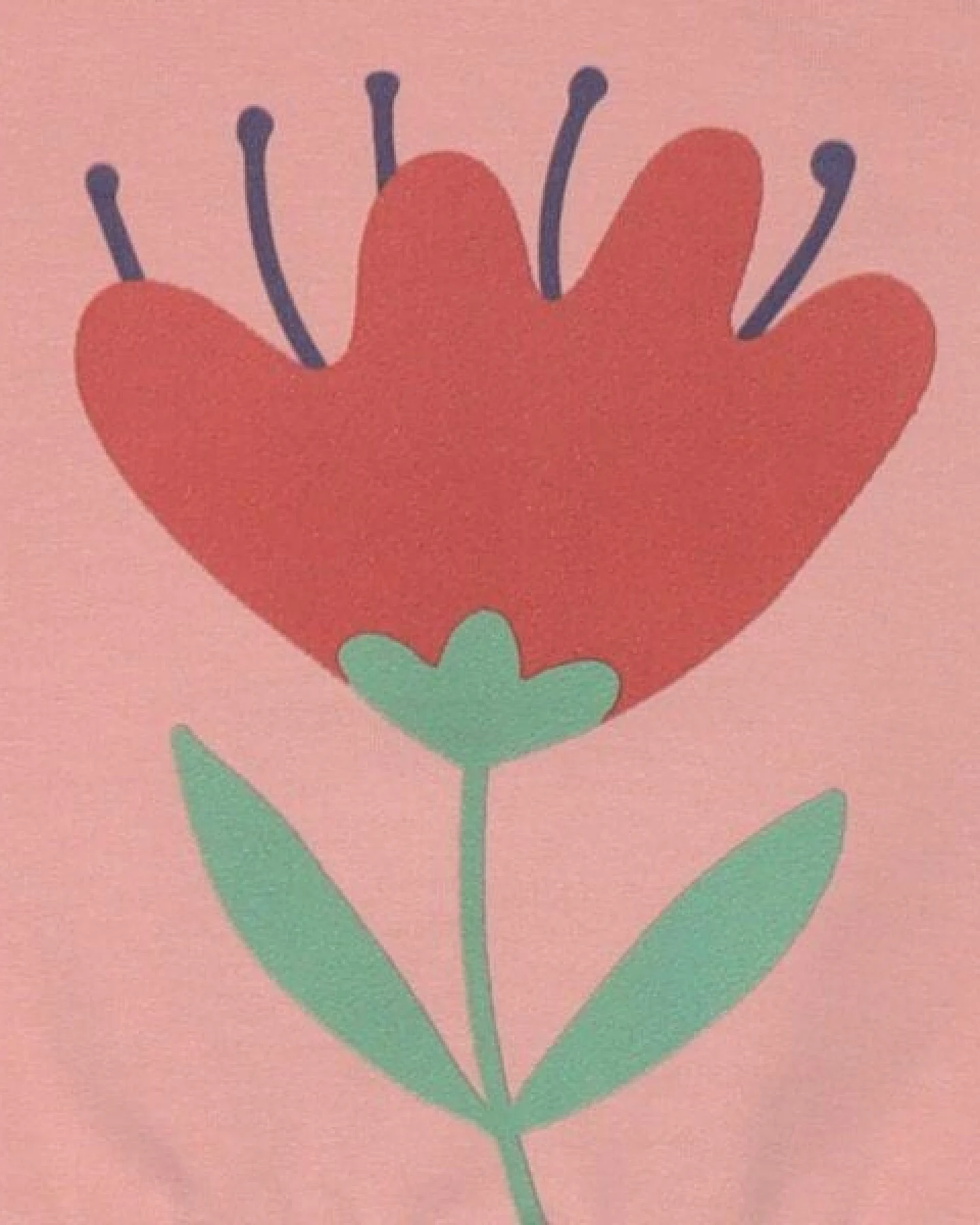 Kinder Sweatshirt GOTS-zertifiziert aus Bio-Baumwolle rosa mit Tulpen-, Marienkäfer- & Schmetterlingsmotiv – Walkiddy – Ansicht 4