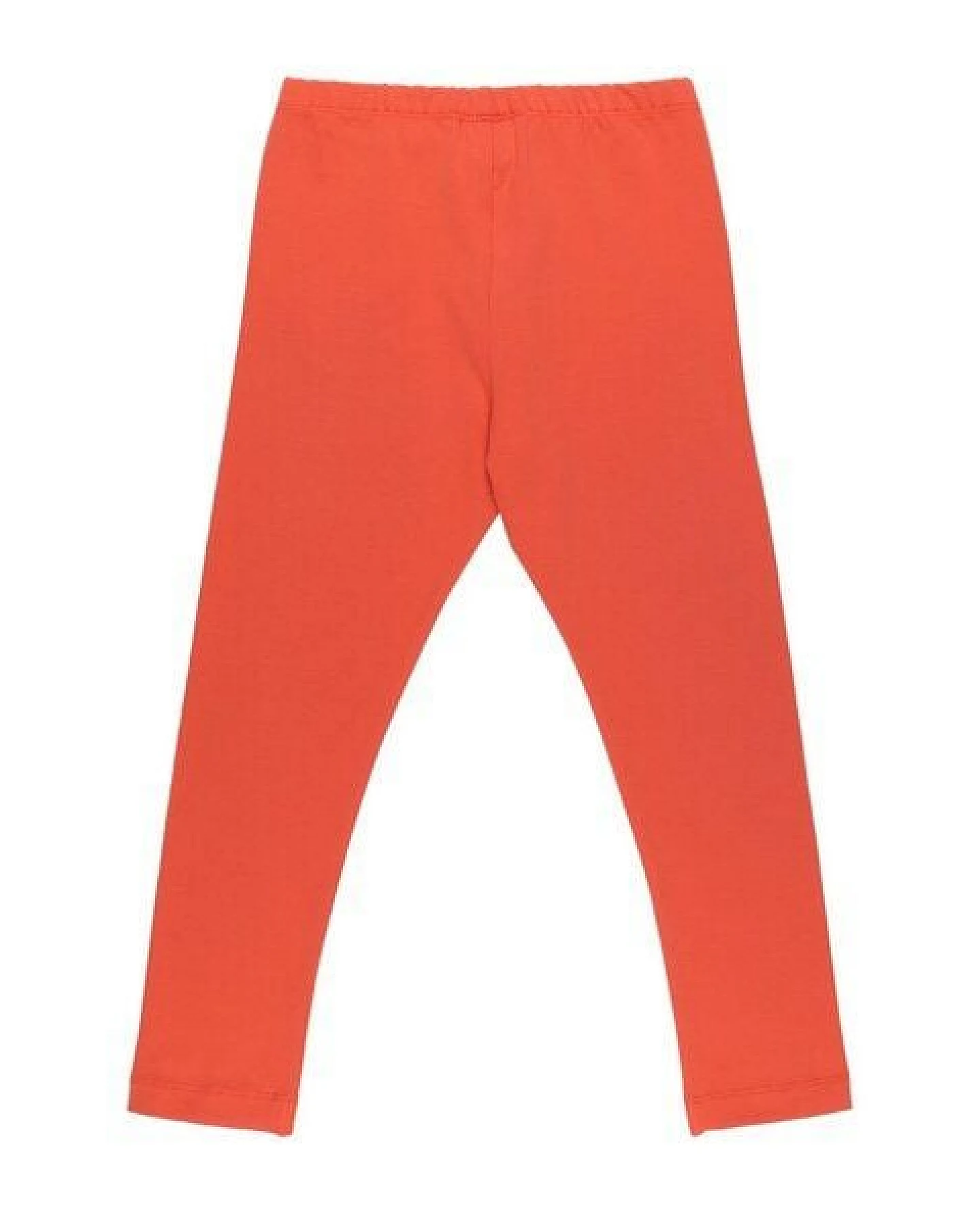 Kinder Leggings GOTS zertifiziert Bio-Baumwolle mit Elasthan, Orange, Walkiddy – Ansicht 3
