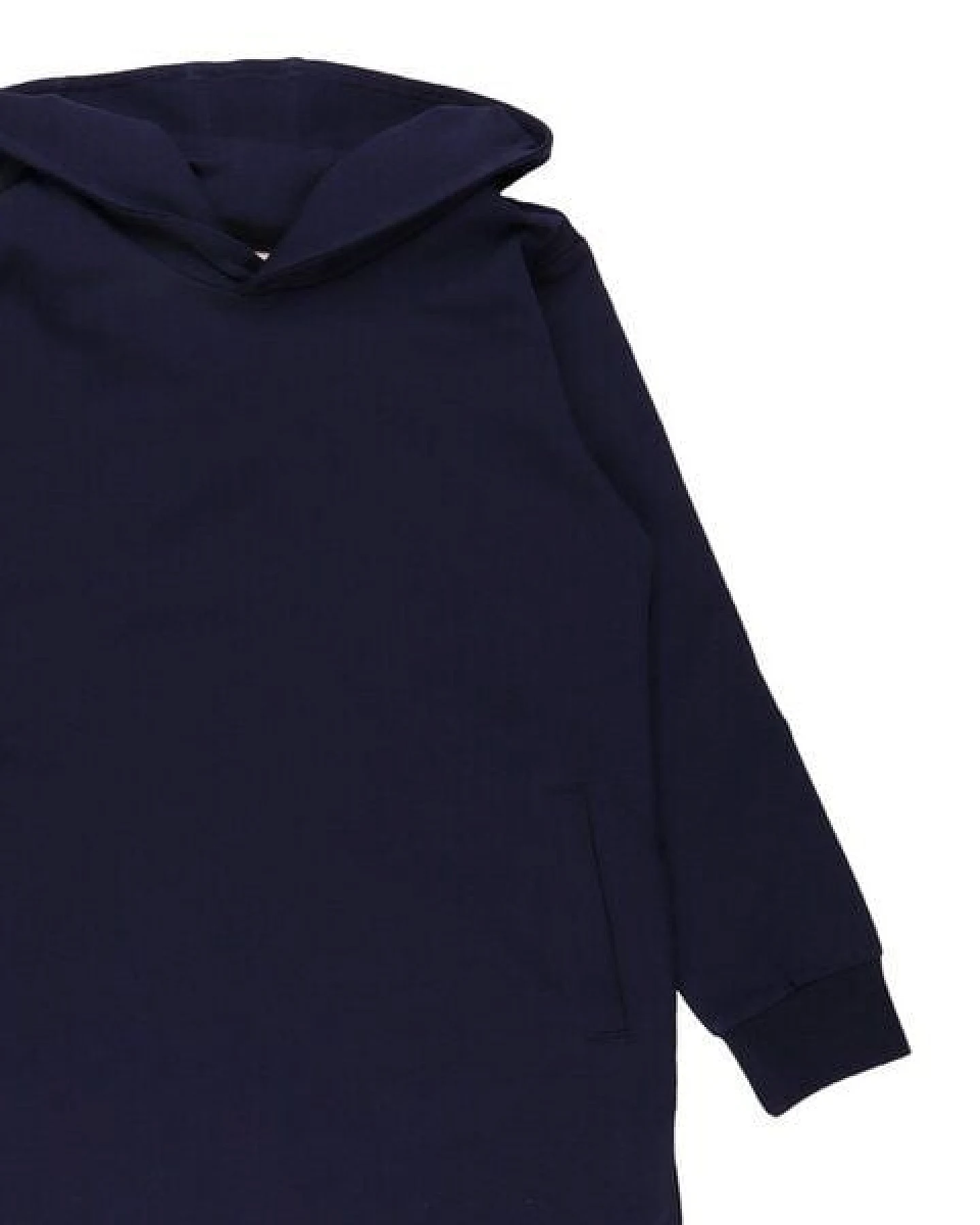 Bio Baumwolle Navy Blazer Sweatdress - Blau, GOTS-zertifiziert, ethisch hergestellt – Walkiddy – Ansicht 4
