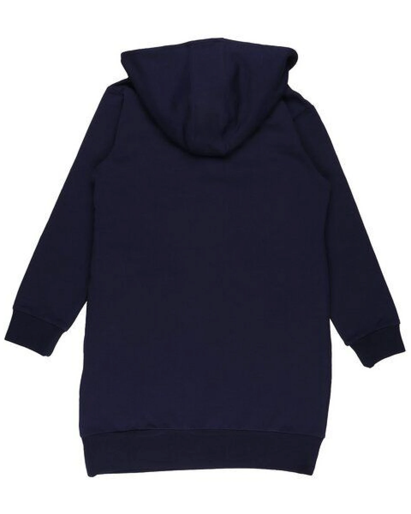 Bio Baumwolle Navy Blazer Sweatdress - Blau, GOTS-zertifiziert, ethisch hergestellt – Walkiddy – Ansicht 3