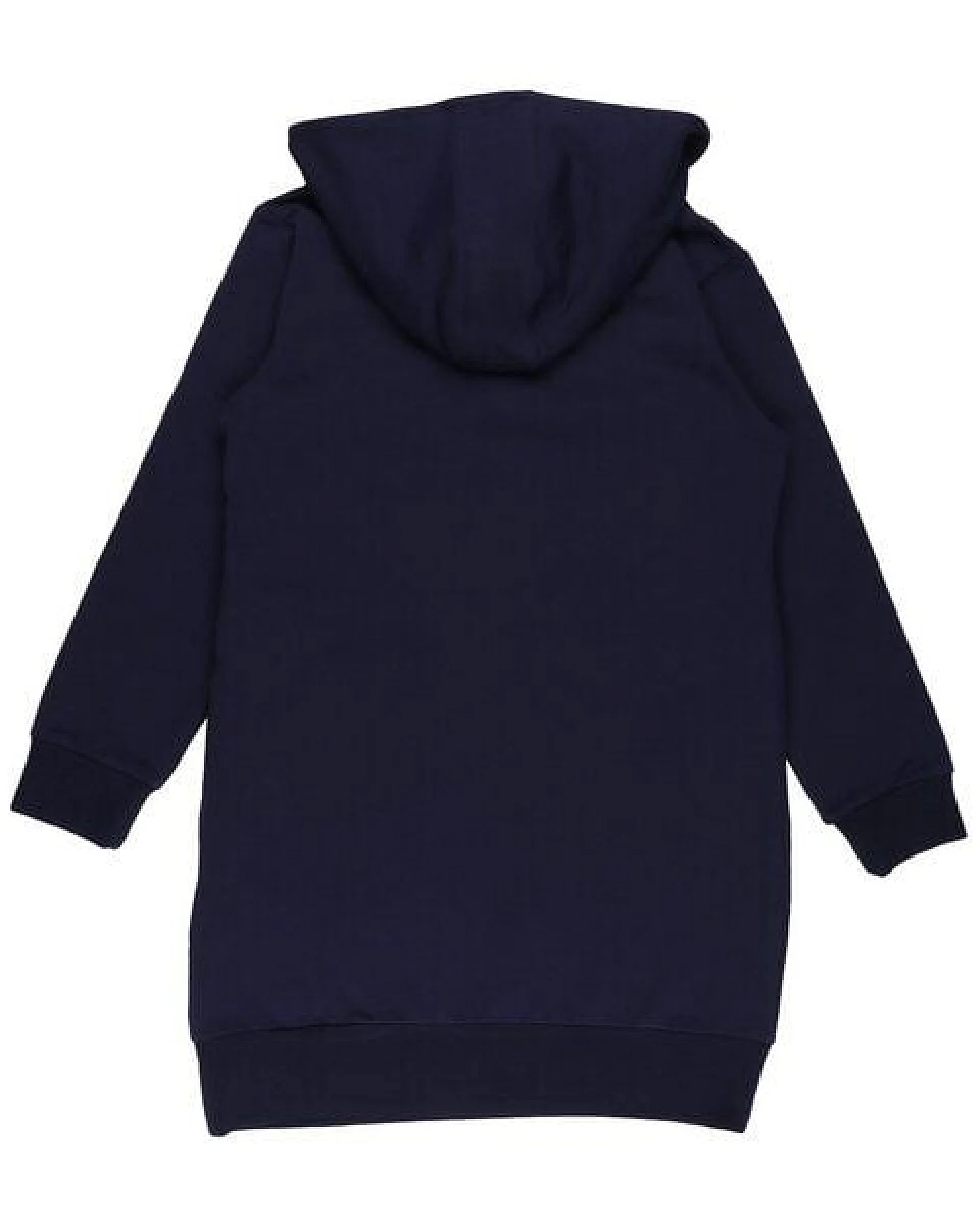 Bio Baumwolle Navy Blazer Sweatdress - Blau, GOTS-zertifiziert, ethisch hergestellt – Walkiddy – Ansicht 3