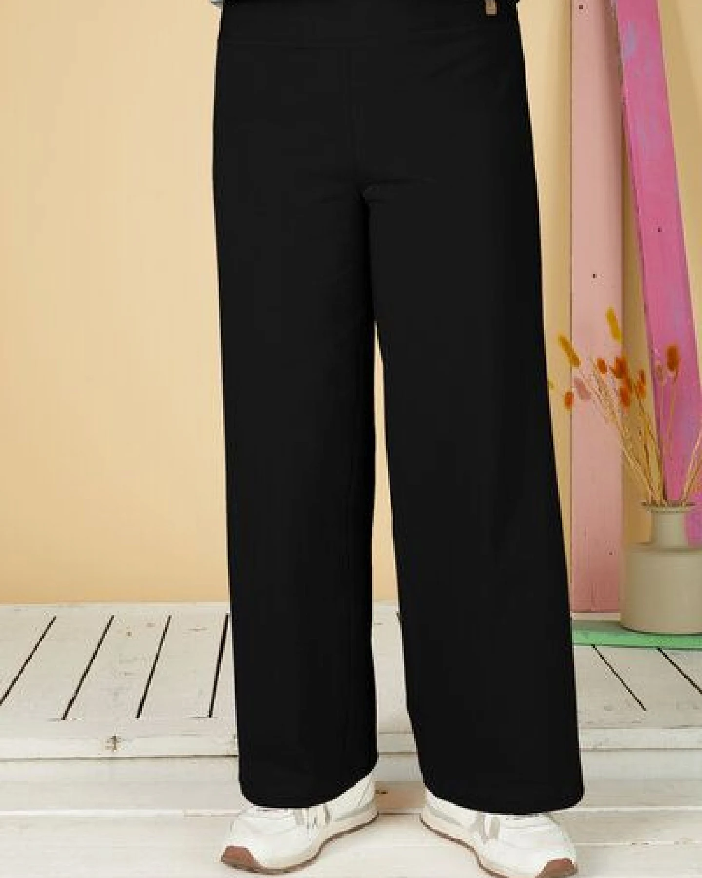La Gitana Lange Damenhose Bio-Baumwolle „Anouk“ – Loose Fit, fair & nachhaltig produziert – Ansicht 4