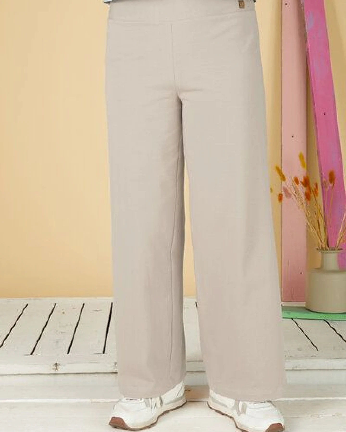 La Gitana Lange Damenhose Bio-Baumwolle „Anouk“ – Loose Fit, fair & nachhaltig produziert – Ansicht 3