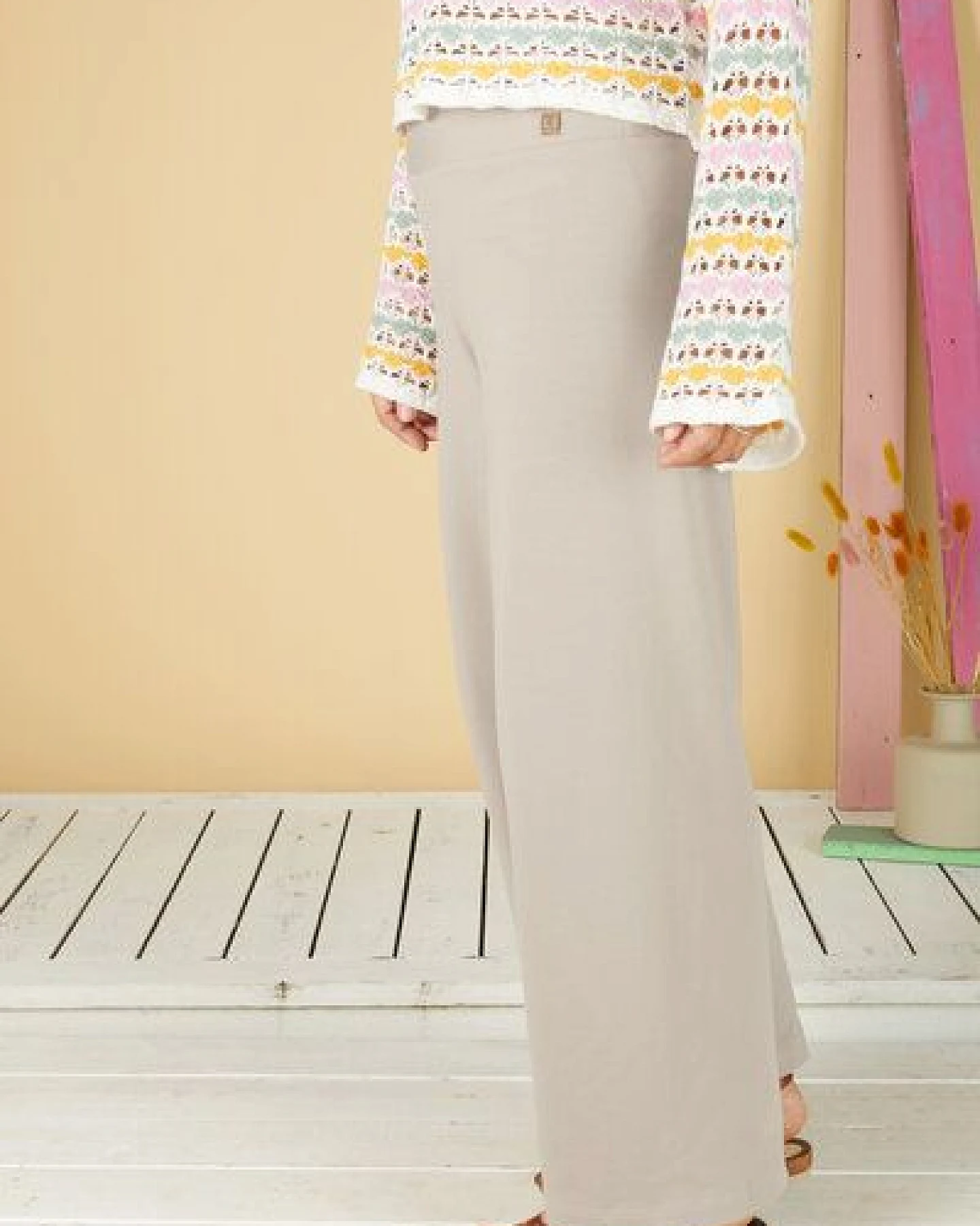 La Gitana Lange Damenhose Bio-Baumwolle „Anouk“ – Loose Fit, fair & nachhaltig produziert – Ansicht 4