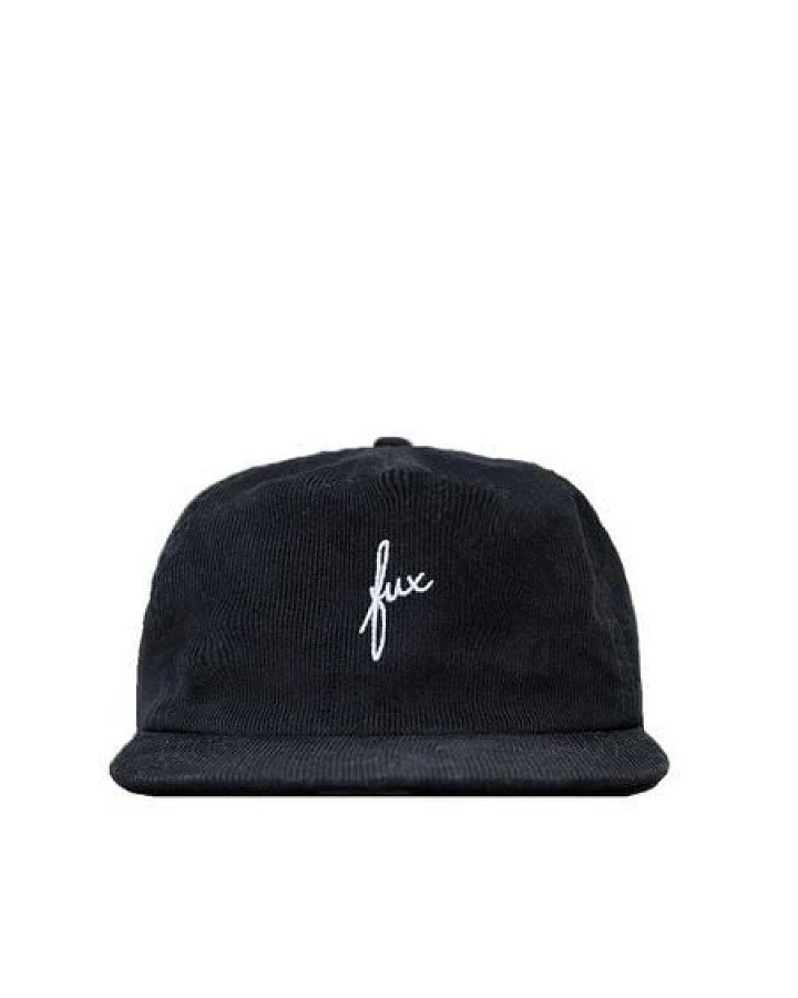 FUXBAU fux Cord Cap - schwarz