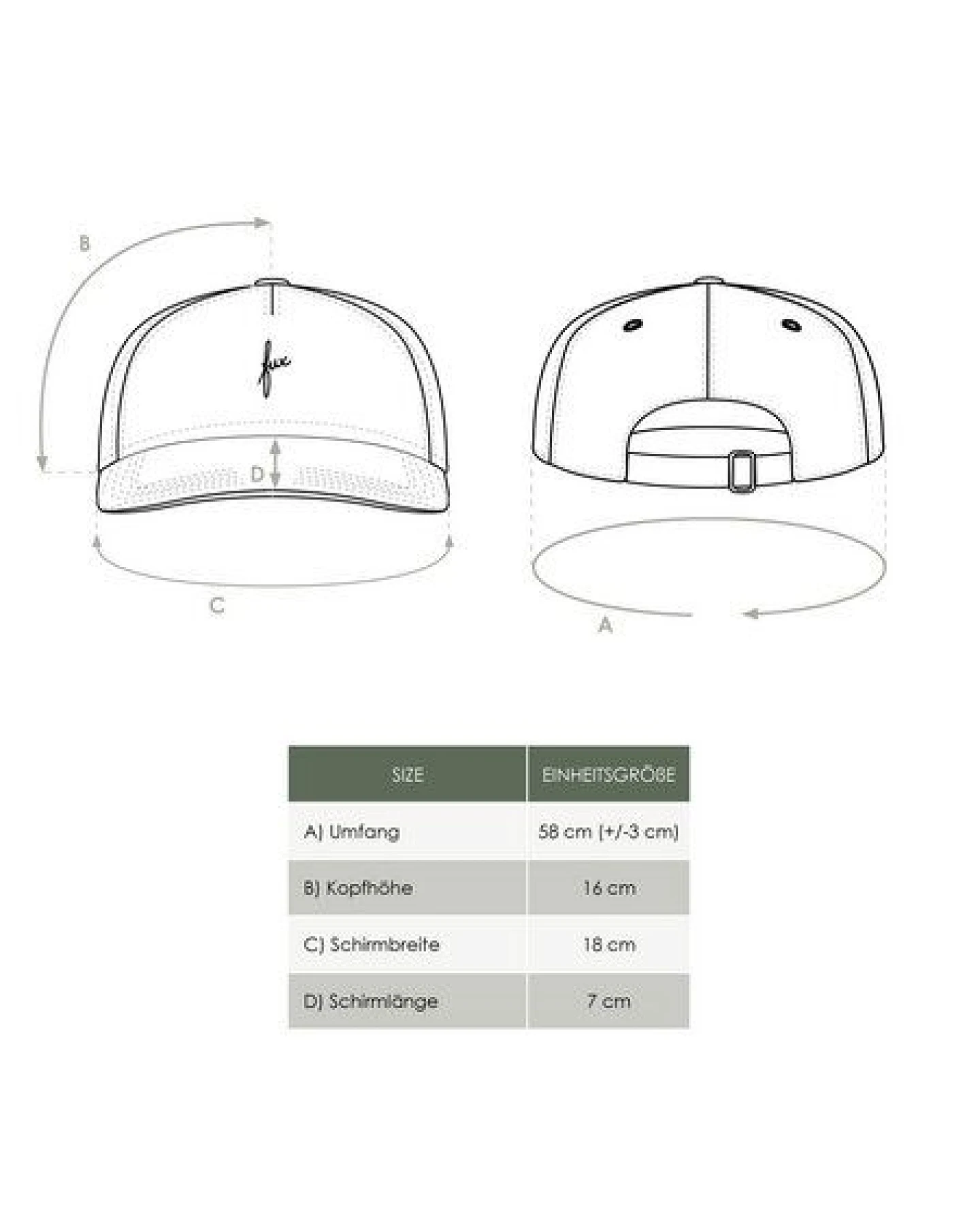 FUXBAU fux Cord Cap - schwarz – Ansicht 4